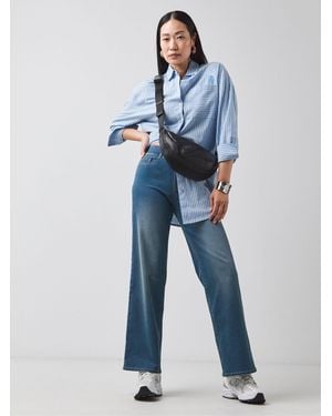 JD Williams Wide Leg Jeggings - Blue