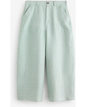 Marella Emmaceto Linen Trousers - Green