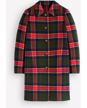 Boden Aylesford Wool Coat - Red