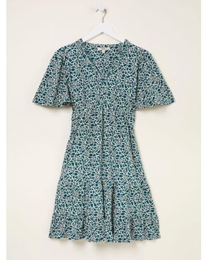 FatFace Fatface Grace Jersey Dress - Blue