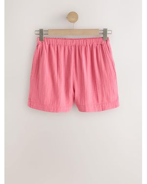 Next Doublecloth Shorts - Pink