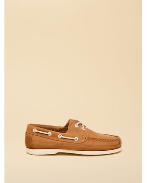 Joules X Chatham Pier Deck Shoes - Natural