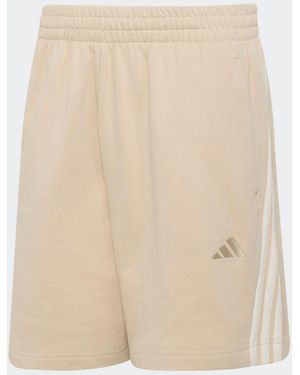 adidas Kit 3-Stripes Shorts - Natural