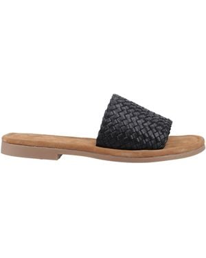 Hush Puppies Hetty Slide Wide Fit Sandals - White