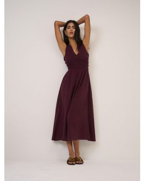 Nobody's Child Nobodys Child Sleeveless Audrey Midaxi Dress - Purple