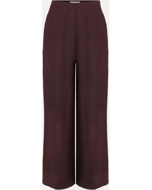 Phase Eight Zoey Linen Pants - Purple