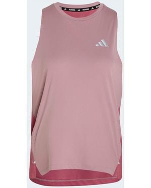 adidas Mauve Adi365 Breeze Run Vest - Pink