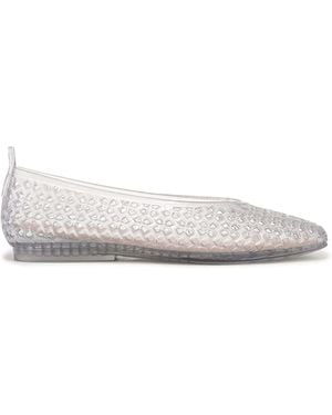 Naturalizer Carla-Jelly Regular Fit Ballet Flats - White