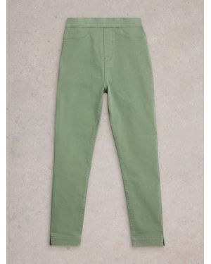 White Stuff Janey Crop Jeggings - Green