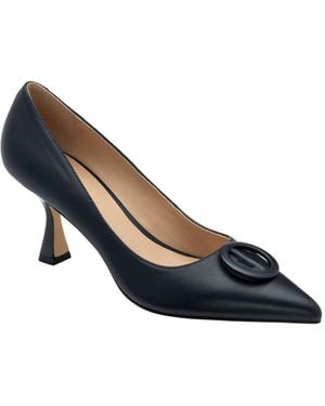 Lotus Leather Court Shoes - Blue