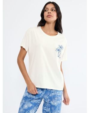 Triumph Mix & Match Short Sleeved Top - White