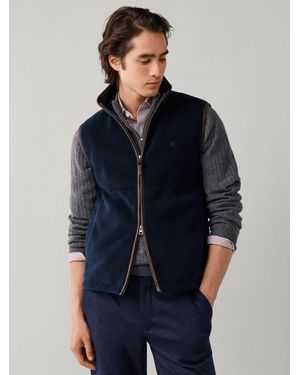 Hackett Polar Fleece Gilet - Blue