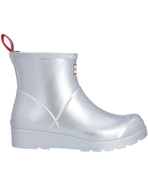 HUNTER Play Short Wellington Boots - Blue