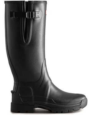HUNTER Balmoral Adjustable Neoprene Lined Wellies - Black