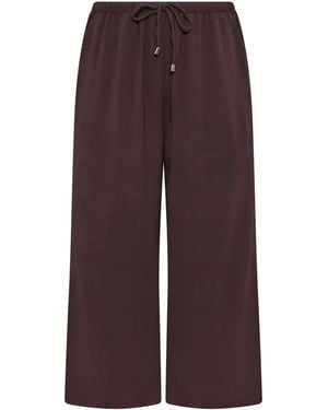 Evans Short Pull On Crepe Pants - Purple
