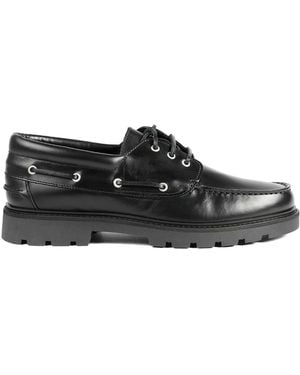 Jones Bootmaker Perivale Chunky Leather Moccasins - Schwarz