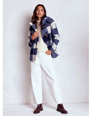 Boden Borg Duffle Coat - White