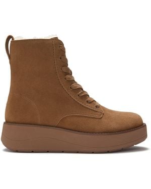Fitflop Gen-Ff Roam Shearling Suede Boots - Brown