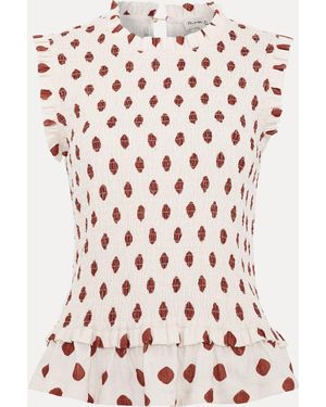 Phase Eight Lenora Spot Top - Pink