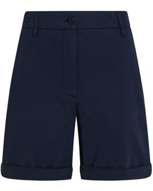 Tommy Hilfiger Blend 100% Cotton Chino Shorts - Blue