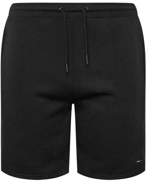 BadRhino Big & Tall Jogger Shorts With Zip Pockets - Black