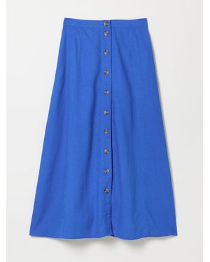 FatFace Fatface Issa Midi Skirt - Blau