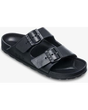Roxy Kattie Buckle Sliders - Black
