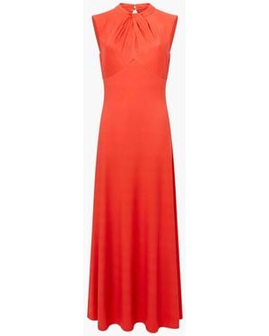 French Connection Samira Twist Midi Dress - Red