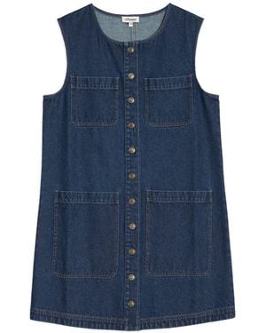 Albaray Denim 4 Pocket Short Dress - Blue