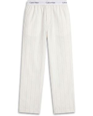 Calvin Klein Cotton Poplin Pyjamas - White