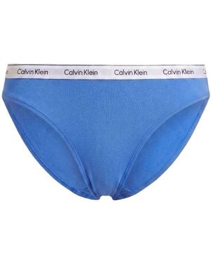 Calvin Klein Icon Logo Bikini Briefs - Blue