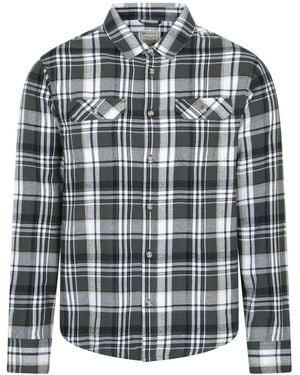 Mountain Warehouse Trace Flannel Long Sleeve Shirt - Gray