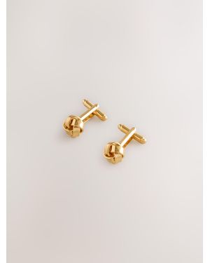Next Knot Cufflinks - White