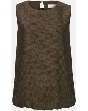 Phase Eight Phase Eight Zula Bubble Hem Top - Green