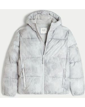 Hollister Core Puffer Coat - Gray