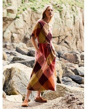 Celtic & Co. Bias Cut Midi Dress - Brown