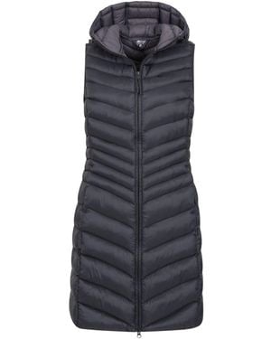 Mountain Warehouse Florence Long Padded Gilet - Blue