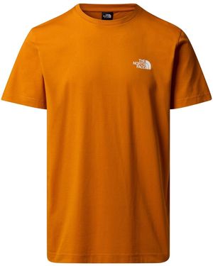 The North Face Simple Dome T-Shirt - Orange