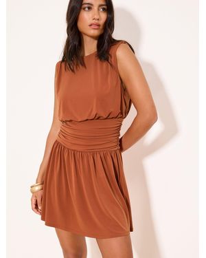 Lipsy Jersey Mini Dress - Brown
