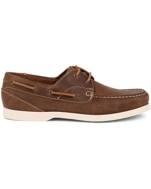 Jones Bootmaker Parsons Segelschuhe Aus Leder - Braun