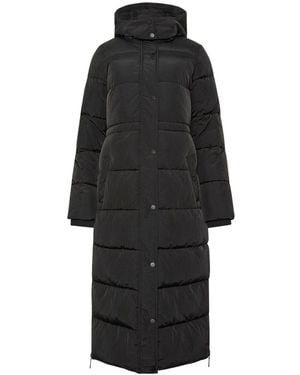 M Com Maxi Padded Coat - Black