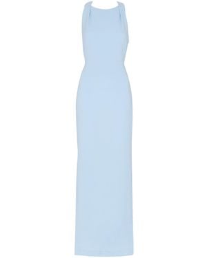 Whistles Tie Back Maxi Dress - Blue