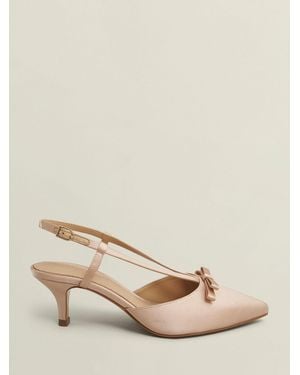 Hobbs Macie Bow Slingback Sandals - Natural