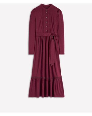 Boden Edwina Jersey Shirt Dress - Red