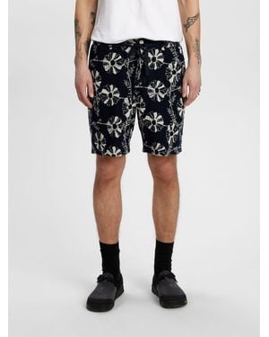 Anerkjendt Akjan Frotte Shorts - Black