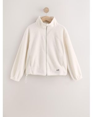 Self Full Zip Polar Fleece - Natural