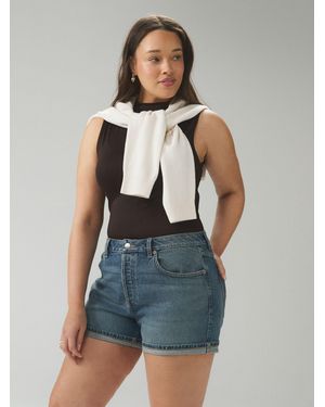 Next Hourglass Denim Shorts - Blue