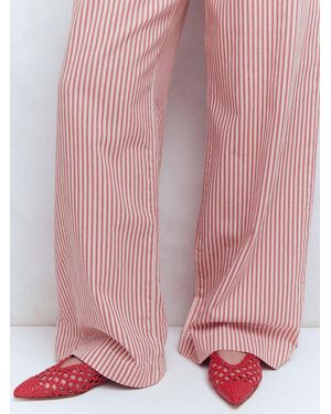 Boden High Cut Flat Point Shoes - Pink