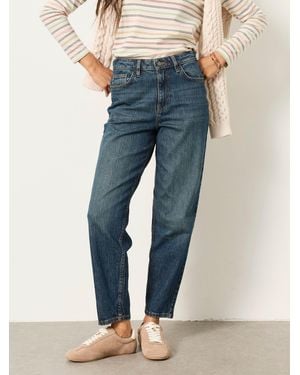 FatFace Fatface Marlow Dark Taper Leg Jeans - Blue
