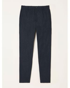 FatFace Fatface Lyme Tailored Fit Wool Mix Pants - Blue